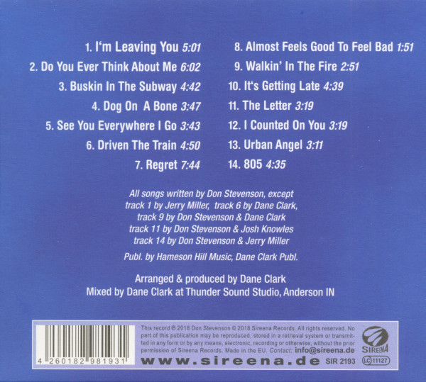 Buskin' The Subway (CD)