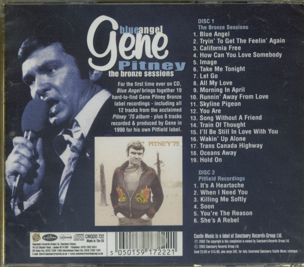 Blue Angel - The Bronze Sessions 2-CD