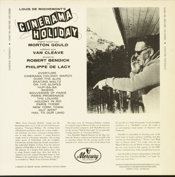 Music From 'Cinerama Holiday' - Original Musical Score (LP)
