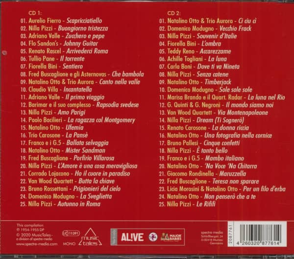 Le canzoni dell’anno 1955 (2-CD)
