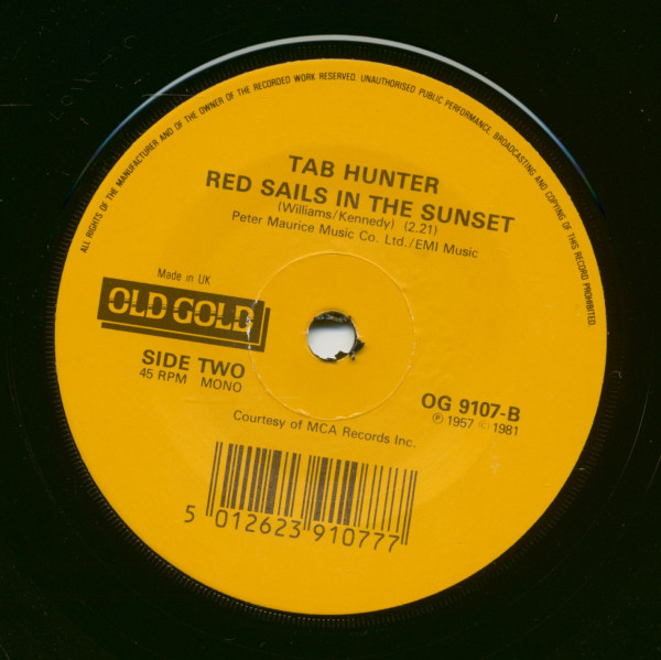 Young Love - Red Sails In The Sunset (7inch, 45rpm, SC)