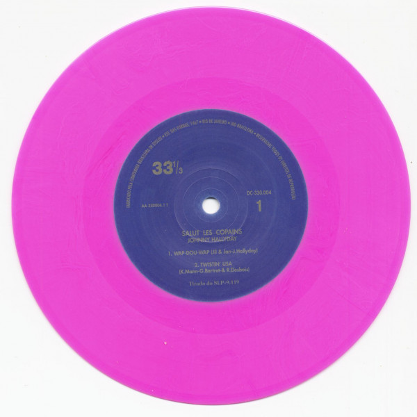 Salut Les Copains (7inch, EP, 33rpm, PS, SC, Pink Vinyl, Ltd.)