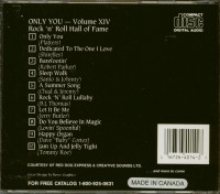 Preview: Rock And Roll Hall Of Fame, Vol. XIV - Only You (CD) Preview: Rock And Roll Hall Of Fame, Vol. XIV - Only You (CD)