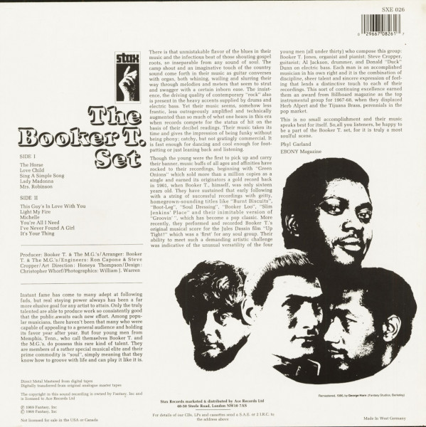 The Booker T. Set (LP)