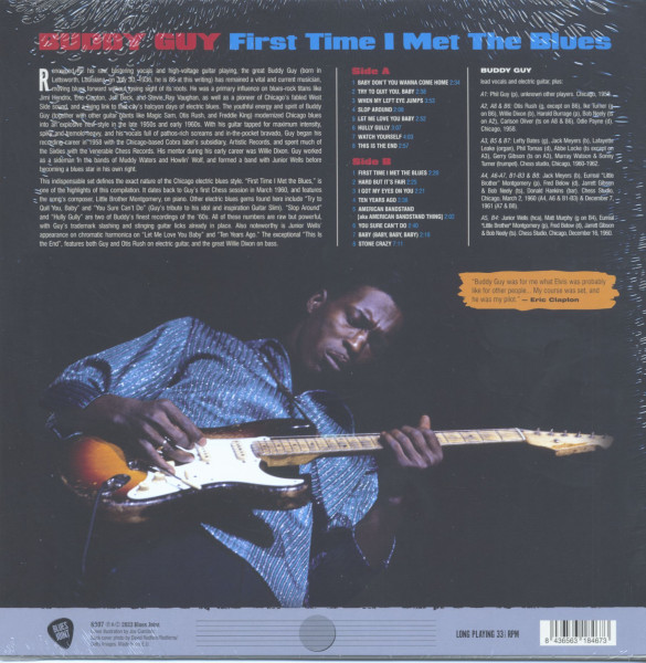 First Time I Met The Blues (LP, 180g colored Vinyl)