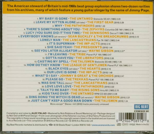 Planet Beat - From The Shel Talmy Vaults (CD)