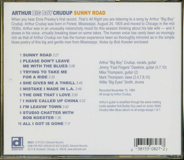 Sunny Road (CD)