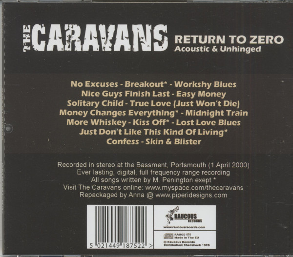 Return To Zero - Acoustic & Unhinged (CD)