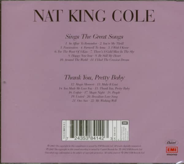Sings The Great Songs - Thank You, Pretty Baby (CD)