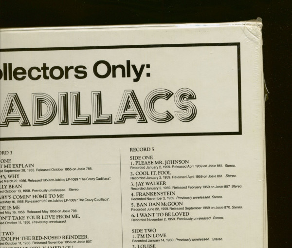 The Best Of The Cadillacs (5-LP Box-Set)