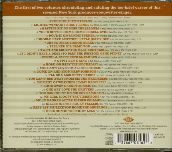 Twist And Shout Vol.1 - The Bert Berns Story 1960-64 (CD)