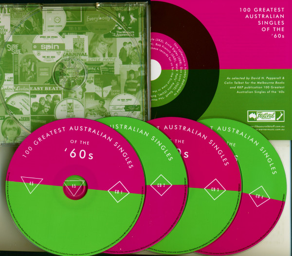 100 Greatest Australian Singles Of the 60s (4-CD)