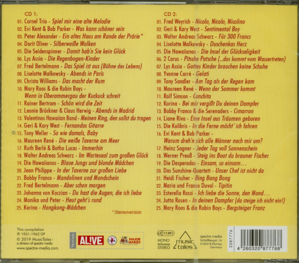 50 Schlagerhits & Raritäten Vol.2 (2-CD)