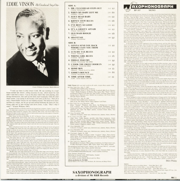 Mr. Cleanhead Steps Out (LP)