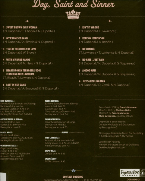 Dog, Saint and Sinner (LP)