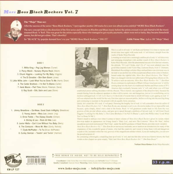 More Boss Black Rockers Vol.7 - Bim Bam Boom (LP+CD)