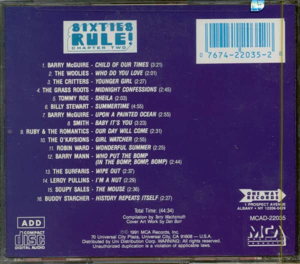 Sixties Rule! Chapter Two (CD)