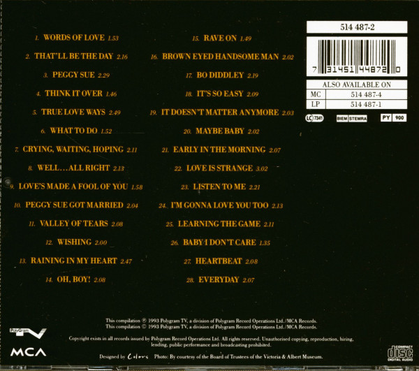 Words Of Love (CD)