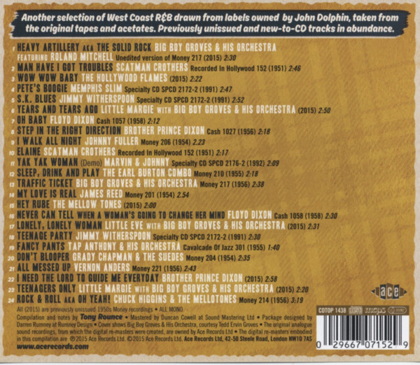 Wow,Wow,Baby!1950s R&B,Blues & Gospel From Dolphin