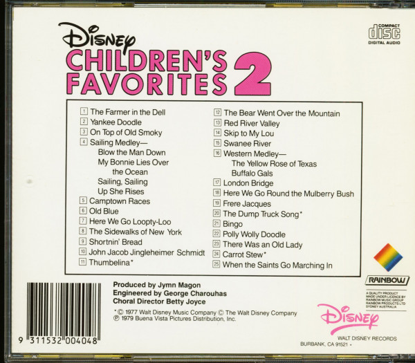 Disney - Children's Favorites 2 (CD)