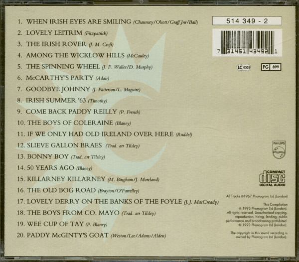 When Irish Eyes Are Smiling (CD)