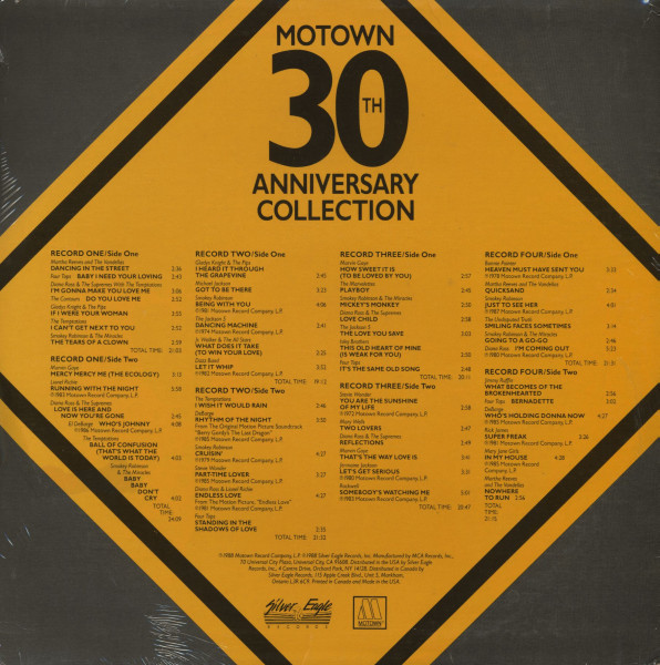 Motown - 30th Anniversary Collection (4-LP)