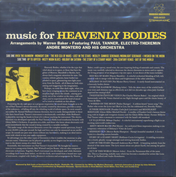 Music For Heavenly Bodies (LP, Blue Vinyl)