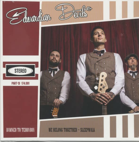 Damned To Teddyboy - We Belong Together - Sleepwalk (7inch, 45rpm, EP) Damned To Teddyboy - We Belong Together - Sleepwalk (7inch, 45rpm, EP)