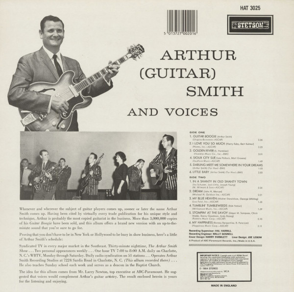Arthur (Guitar) Smith And Voices (LP)