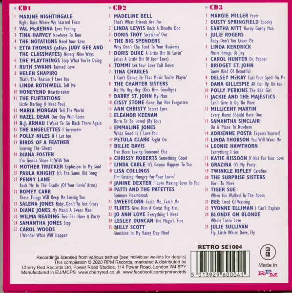 Right Back Where We Started From - Female Pop And Soul In Seventies Britain (3-CD)