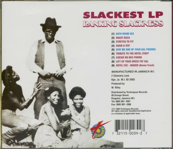 Slackest LP (CD)
