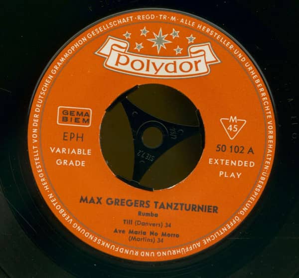 Max Gregers Tanzturnier - Rumba (7inch, 45rpm, EP, PS)
