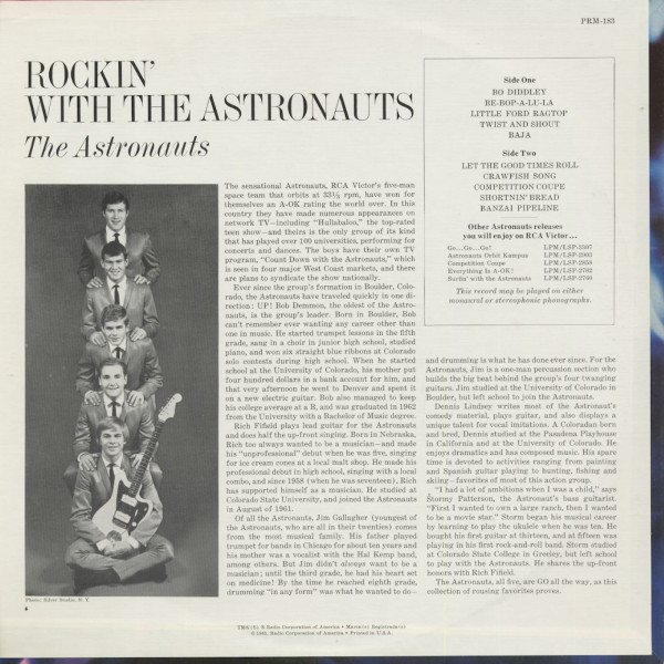 Rockin' With The Astronauts (LP)