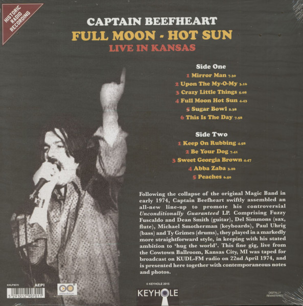 Full Moon - Hot Sun - Live In Kansas (LP, 180g Vinyl)