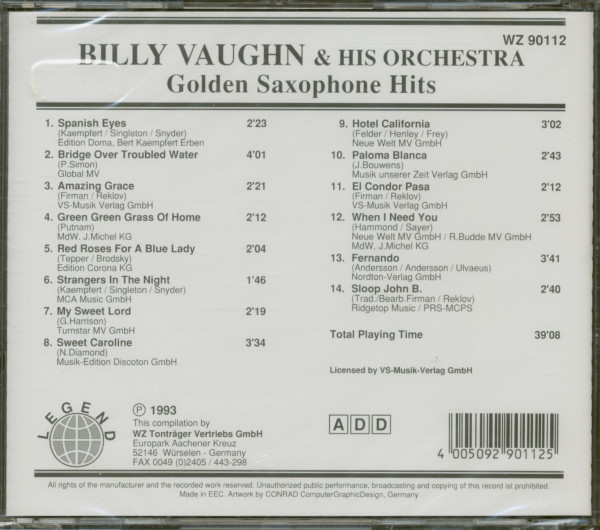 Golden Saxophone Hits (CD)