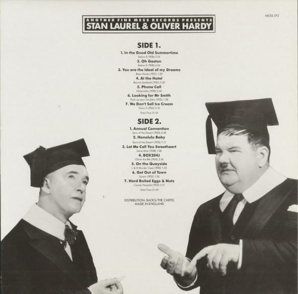 Another Fine Mess Records Presents - Stan Laurel & Oliver Hardy Vol.2 (LP, White Vinyl, Ltd.)