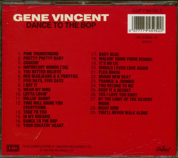 Dance To The Bop (CD)