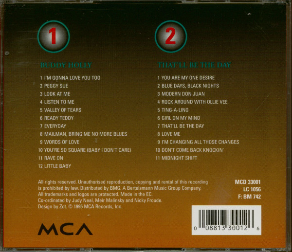 Buddy Holly - That'll Be The Day (2-CD)