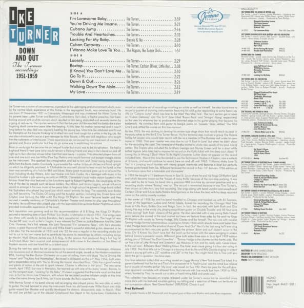 Down And Out - Ike Turner Recordings 1951-1959 (LP)