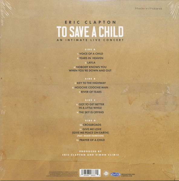 To Save A Child - An Intimate Live Concert (2-LP, colored Vinyl)