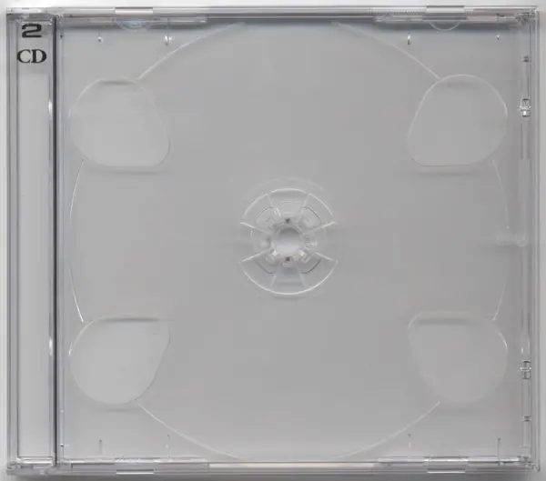 cd case zub cd case with clear tray for 2 cds bear 2 cd case