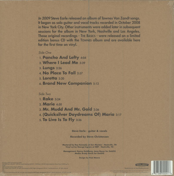 Townes - The Basics (LP, colored Vinyl, Ltd.)