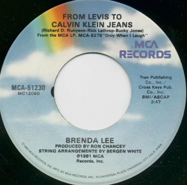 From Levis To Calvin Klein Jeans - I Know A Lot About Love (7inch, 45rpm, BC, CS)