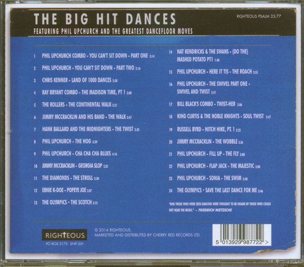 The Big Hit Dances - Featuring Phil Upchurch & The Greatest Dancefloor Moves (CD)