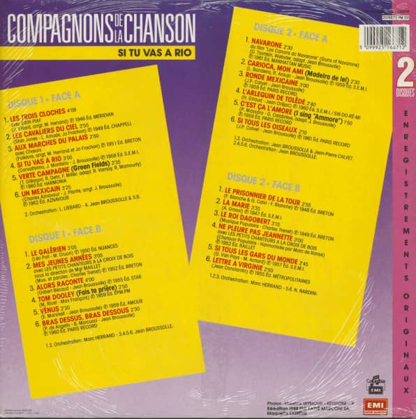 Si Tu Vas A Rio - Enregistrements Originaux (2-LP)