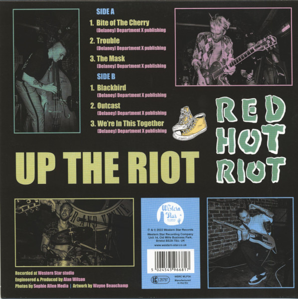Up The Riot (LP, 10inch colored Vinyl)