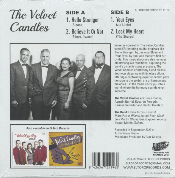 The Velvet Candles (7inch, EP, 45rpm)