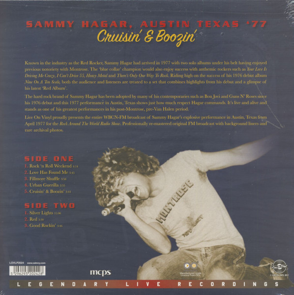 Austin, Texas 1977 - Cruisin And Boozin' (LP, 180g Vinyl)