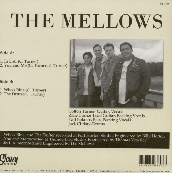 In L.A. - You And Me - Who's Blue - The Drifter (7inch, EP, 45rpm, PS)