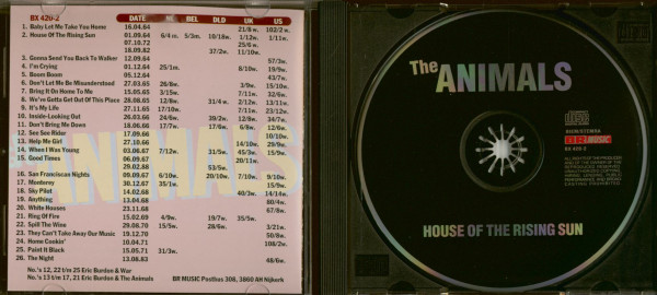 House Of The Rising Sun (CD)